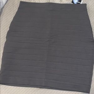 Dark grey pencil skirt
